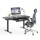 BDI Soma 6359 Desk Keyboard & Storage Drawer for Soma 6351 or 6352 Standing Desk (Ebonized Ash)