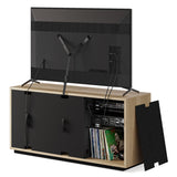 BDI Profile 8477 Triple Console (Washed Oak)