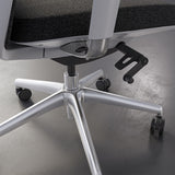 BDI Coda 3522 Ergonomic Task Chair with High-Performance Mesh Fabric (Oyster & Grey)