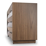 BDI KAVA Bedroom 9686 6-Drawer Dresser (Walnut)
