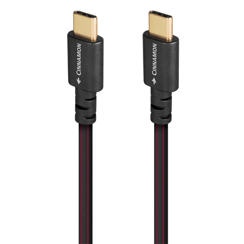 AudioQuest Cinnamon USB C to USB C Cable (2.46 ft.)