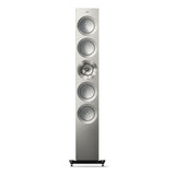 KEF Reference 5 Meta Floorstanding Speaker - Pair (Satin Walnut/Silver)