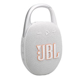 JBL Clip 5 Portable Waterproof Bluetooth Speaker (White)