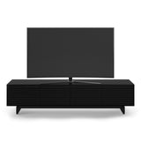 BDI Align 7473 Low 4-Door Cabinet with Media Base (Ebonized Ash)