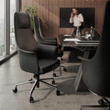BDI Bolo 3531 Executive Leather Office Chair (Black)