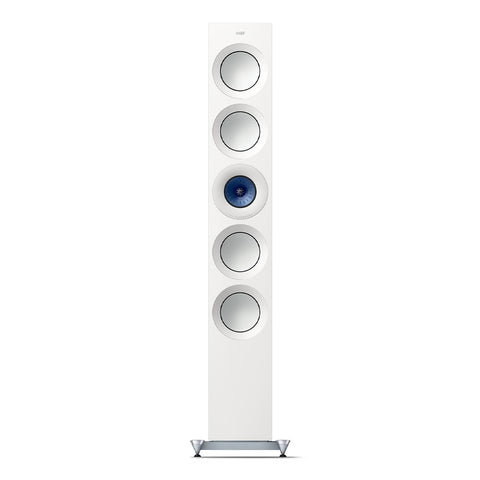 KEF Reference 5 Meta Floorstanding Speaker - Each (High-Gloss White/Blue)