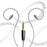 Meze Audio MMCX to 4.4mm Balanced Silver-Plated Headphone Cable - 3.9 ft.
