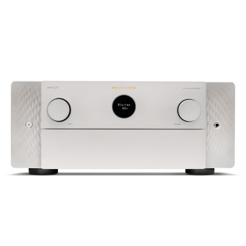 Marantz Cinema 40 9.4 Channel 8K Ultra HD Home Theater Receiver with Dolby Atmos/DTS:X & HEOS Built-In Streaming (Silver/Gold)