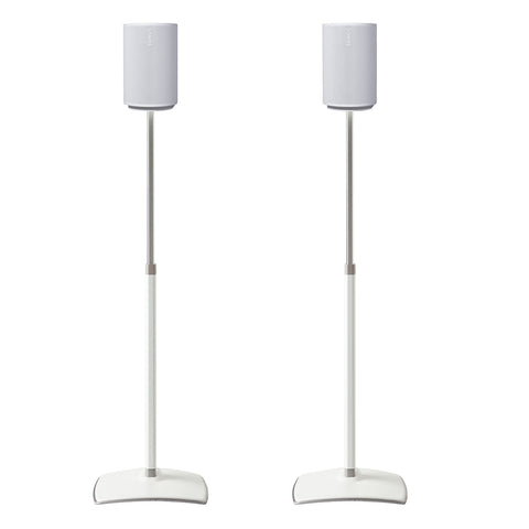 Sanus Height-Adjustable Speaker Stands for Sonos Era 100 - Pair (White)