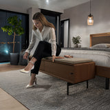 BDI LINQ Bench 9101 with Fabric Cushion