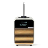 Ruark Audio R1 MK4 USB FM Bluetooth Radio with Wood Grille (Light Cream/Ash)