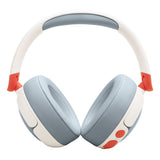 JBL Junior 470 Kid Safe On Ear Wireless Noise Cancelling Kids Headphones (White)