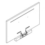 Salamander Designs Universal Soundbar Mount for Acadia Mobile X-Large Fixed Height Wall Stand