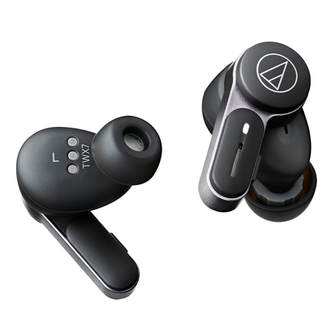 Audio-Technica ATH-TWX7 Truly Wireless Earbuds (Black)