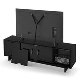 BDI Align Media + Storage 7479ME-EBO Quad Cabinet with Media Base (Ebonized Ash)