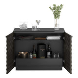 BDI Corridor 8108 2-Door Storage Cabinet (Charcoal Stained Ash)
