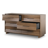 BDI KAVA Bedroom 9686 6-Drawer Dresser (Walnut)