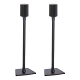 Sanus Fixed-Height Speaker Stands for Sonos Era 100 - Pair (Black)