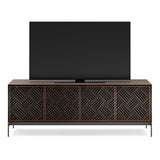 BDI Elements 8709 Weave Media Cabinet with Console Base (Toasted Oak)