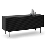 BDI Align Media + Storage 7477CO-EBO Triple Cabinet with Console Base (Ebonized Ash)