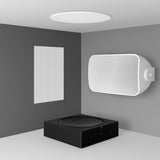 Sonos OUTDRWW1 Outdoor Architectural Speakers - Pair (White)