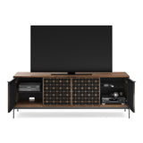BDI Elements 8709 Constellation Media Cabinet with Console Base (Natural Walnut)