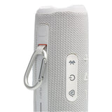 JBL Flip 7 Portable Bluetooth Speaker Bundle with Magnetic Mount (White)