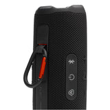 JBL Flip 7 Portable Speaker Bundle with EasySing Mic Mini (Black)