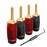 AudioQuest 500 Series Banana Gold Connector (Set of 4)