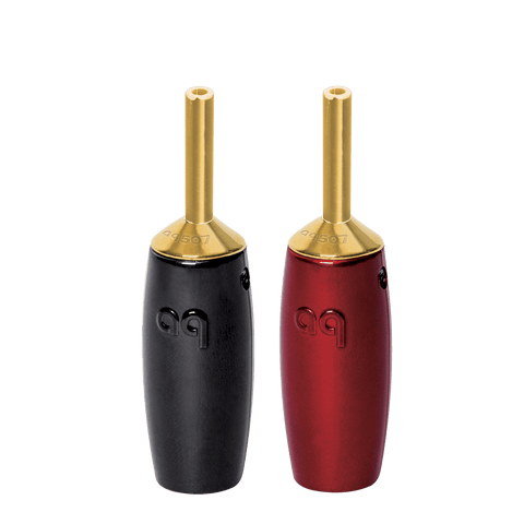 AudioQuest 507 Series Banana Gold Speaker Connectors (Full Range - Set of 4)