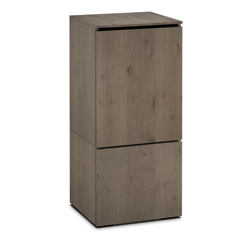 Salamander Designs Chameleon Collection Lancaster 517 RM Single Pro Audio Rack (Rough-Sawn Barnboard Oak)