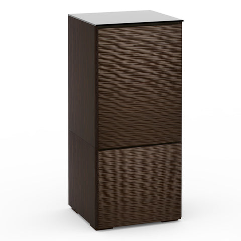 Salamander Designs Chameleon Collection Berlin 517 RM Single Pro Audio Rack (Textured Wenge with Black Glass Top)