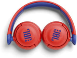 JBL JR 310BT Kids On-Ear Wireless Headphone Bundle with gSport Deluxe Travel Case (Red)