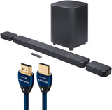 JBL BAR 1300XMK2 11.1.4 Channel Soundbar Bundle with AudioQuest Sky 3m HDMI Cable