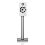 Bowers & Wilkins 706 S3 2-Way Bookshelf Speaker (Satin White) FS-700 Floor Stand (Silver) - Each