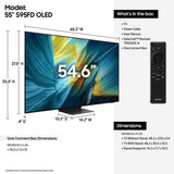 Samsung S95F 55 Inch 4K OLED Smart TV with AudioQuest SKY 3m HDMI Cable