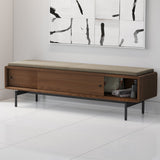 BDI LINQ Bench 9101 with Fabric Cushion