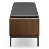 BDI LINQ Bench 9102 with Leather Cushion