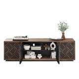 BDI Elements 8703 Weave Media Cabinet (Natural Walnut)