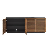 BDI Corridor 8109 4-Door Storage Credenza (Natural Walnut)