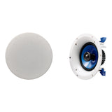 Yamaha NS-IC600 6.5 Inch 2 Way In Ceiling Speakers - 8 Pack