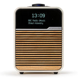 Ruark Audio R1 MK4 USB FM Bluetooth Radio with Wood Grille (Light Cream/Ash)