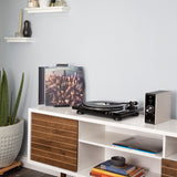 Denon DP-450USB Hi-Fi Turntable with Speed Sensor and USB Encoder (Black)