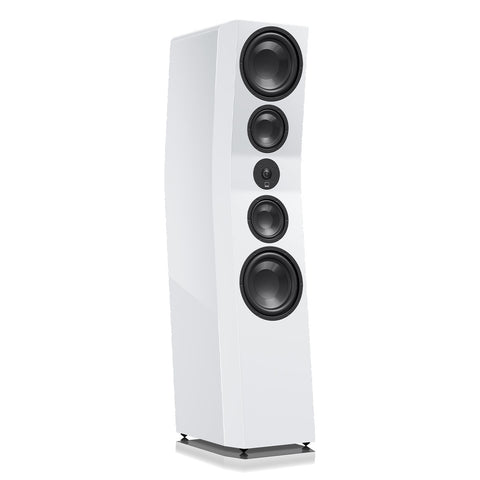 SVS Ultra Evolution Pinnacle Tower Speaker with Quad 8" Woofers - Each (Piano Gloss White)