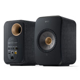 KEF LSX II Bookshelf Speakers - Pair (Black)