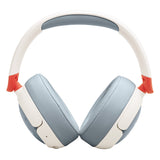JBL Junior 470NC Kid Safe On Ear Wireless Headphone with gSport Case (White)