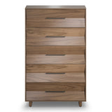 BDI KAVA Bedroom 9685 5-Drawer Chest (Walnut)