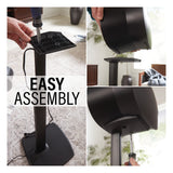 Sanus Height-Adjustable Speaker Stands for Sonos Era 300 - Pair (Black)