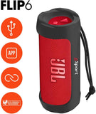 JBL FLIP 6 Waterproof Portable Speaker Bundle with gSport Silicone Sleeve