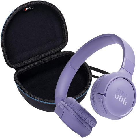 JBL Tune 520BT Wireless On-Ear Headphones Bundle with gSport EVA Case
